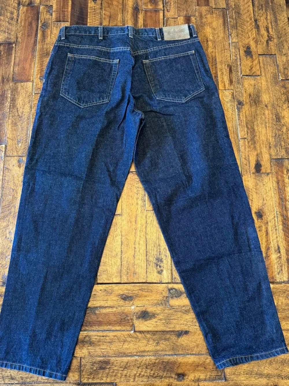 Calvin Klein Jeans Indigo Straight-Leg Denim